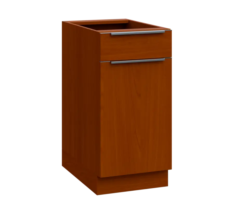 SIS - 4DZ spodní skříňka, 1-dveřová, 1-zásuvková, pravá, 870x400x600, třešeň šumavská